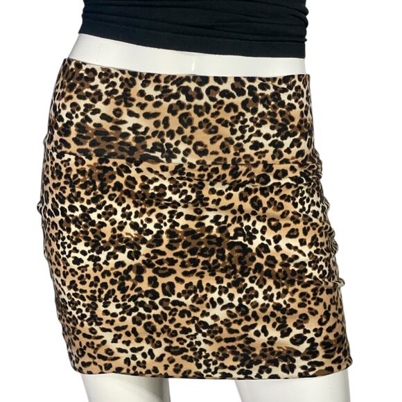 Y2K Mini Skirts set of 2 Leopard/Black - Picture 5 of 7